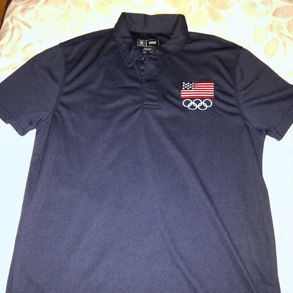 Team USA brand collared shirt